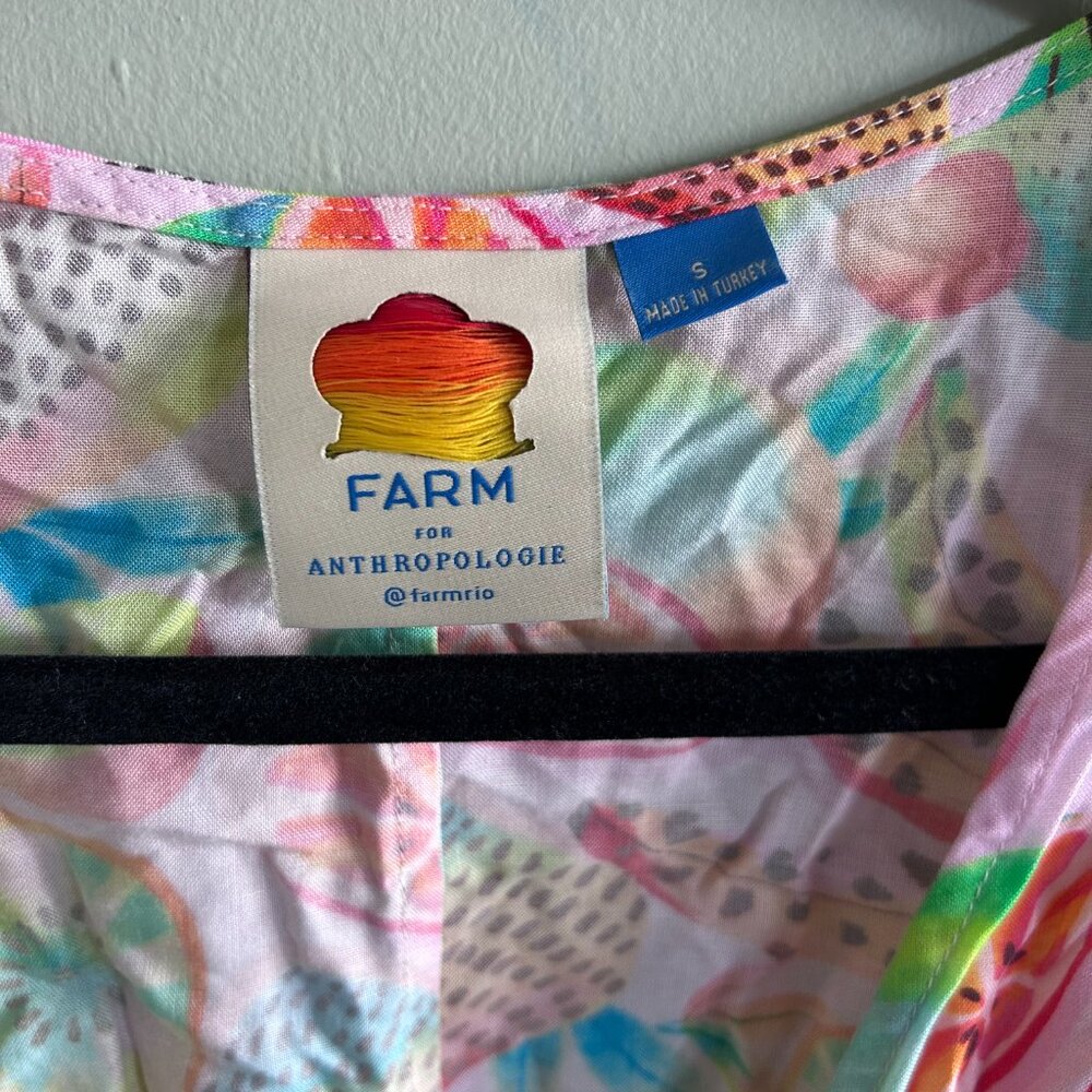 Farm Rio Tropical Print Blouse - Picture 4 of 4